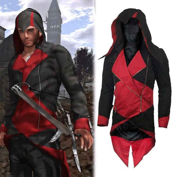Assassin's Creed Black Jacket with Hood