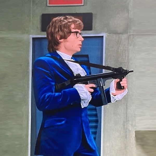 Austin Powers Blue Velvet Suit