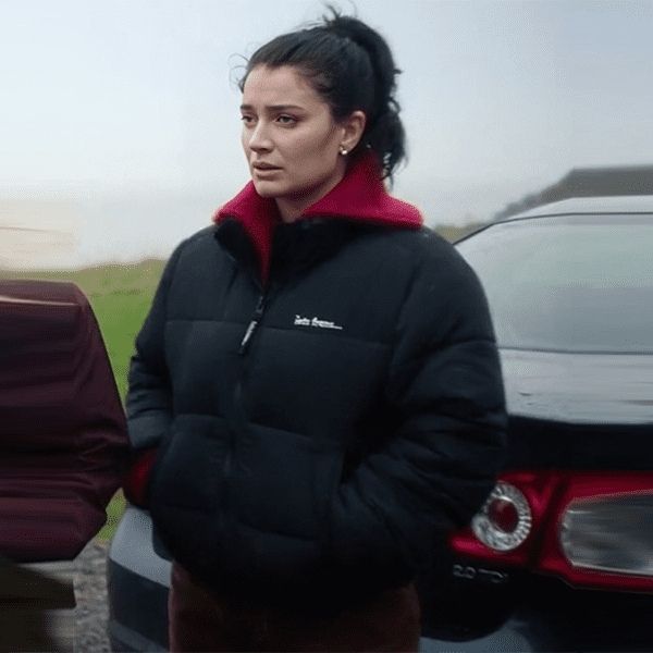 Bad Sisters 2022 Eve Hewson lightweight Puffer Jacket
