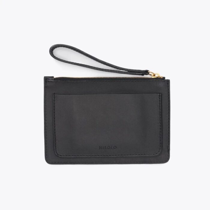 Black Wristlet Clutch Bag For Women
