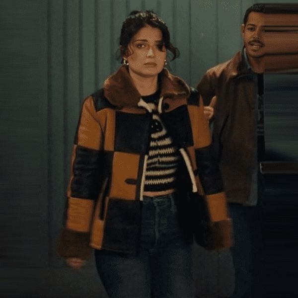 Eve Hewson Shearling Bomber Jacket Bad Sisters 2022