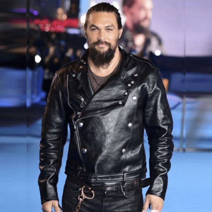 Jason Momoa Biker Leather Jacket