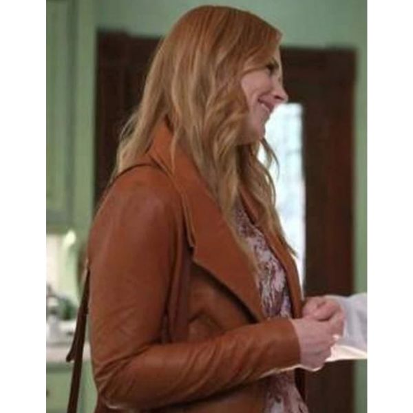 Melinda Monroe Virgin River Brown Leather Coat