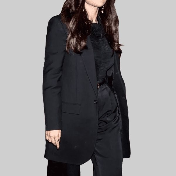 Selena Gomez Black Blazer From Screening Emilia Perez