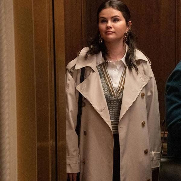 Selena Gomez Double Breasted Coat From Only Murders in the Building